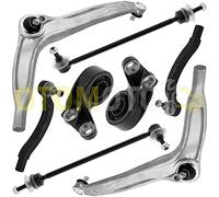 TEILEX Germany Kit de bras de suspension avant compatible ROVER 75 TOURER MG ZT ZT-T, 8 pièces, Acier allié, Ajustement spécifique au véhicule, Front