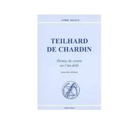 Teilhard de chardin permis - DALEUX - Aubin Eds - broché - Essai
