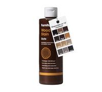 Teinte à Bois Furniture Clinic (Ardoise) - Séchage Rapide, Formule Concentrée & Application Facile - Teinture Bois Pour Tout Bois Intérieur et Extérieur - À Base d'Eau & Non Toxique - 250 ml