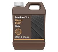 Teinte à Bois Furniture Clinic (Ardoise) - Séchage Rapide, Haute Concentration, Application Facile pour les Bois Intérieurs & Extérieurs - Base d’Eau - 2.5L