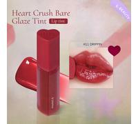 Teinte à lèvres brillante Crush Glow #11 Drippin - Rouge à lèvres Teinture à lèvres coréenne avec des couleurs de gelée de fruits juteux à haute brillance - Collagène hydrolysé et vitamine C 3g (0,10