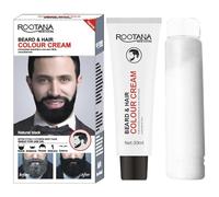 Teinture À Barbe Pour Hommes, Coloration Moustache Et Barbe, Élimine Les Poils Blancs Pour Un Résultat Plus Épais, La Couleur Dure 2 À 3 Semaines, 60ML Moustache Dye Kit Coloration