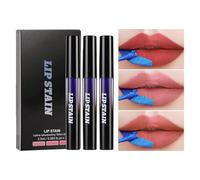 Teinture à Lèvres à Effet Peel-Off 3 Pièces Gloss Résistant à l'Eau | Rouge à lèvres peel off pour Fêtes, Mariages, Rendez-vous, Travail, École, Voyages, Scène, Soirées,