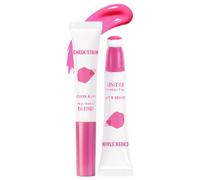 Teinture À Lèvres Peel Off Mat Longue Tenue Pelable Fortement Pigmentée | Teinture À Joues Blush Peel Off Pour Rendez-Vous Vacances Déplacements Vie Quotidienne Bal