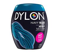 Teinture à machine Dylon : Bleu Marine 350 g avec du sel. bleu