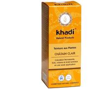 khadi Couleur de cheveux à base de plantes brun clair 100 g