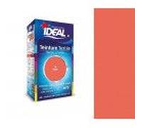 Teinture avec fixateur Corail orange 36 tissu vêtement textile coton lin viscose soie IDEAL