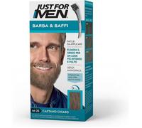 Teinture Barbe et Moustache - Just for Men - M 25 - Châtain Clair - 1 pièce - Facile à utiliser