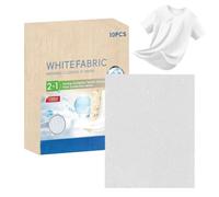 Teinture Blanche Pour Tissu, Couleurs De Teinture Pour Tissus | Teintures Pour Linge Blanc, 10 Pastilles De Colorant Lavage Adapté Coton, Laine, Lin, Jeans Et Chemises