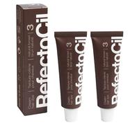 Teinture capillaire cr me RefectoCil (lot de 2) Teinture capillaire professionnelle pour une couleur longue dur e Brun naturel (n 3)