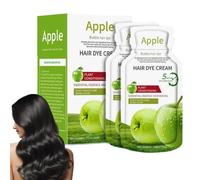 Teinture Crème Pour Cheveux Solution Colorante Naturelle Aux Extraits | Crème Colorante Couvrante Cheveux Gris 300ml Pour Épouse Grand-Mère Débutants Maison Dortoir Hôte