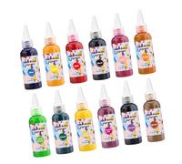 Teinture de ciment 12 couleurs pour béton artistique et projets d'artisanat de nuit, formules à base d'eau et plâtre à base d'eau