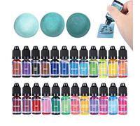 Teinture de couleur pour bougie - Pigment liquide vif, solution de coloration à la de soja, formule haute concentration, dispersion facile | pour les loisirs créatifs, la création de brillants à