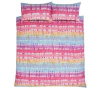 Housse De Couette Simple Tie Dye Multicolore À Rayures Ombre