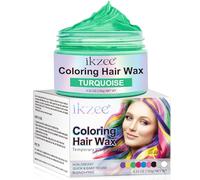 Teinture Lavable Cheveux 220g Teinture pour Cheveux Temporaire, Hair Wax Color Cire de Couleur pour Cheveux Lavable pour Hommes et Femmes, Fête, Festival Cosplay Halloween (Vert, 120g)