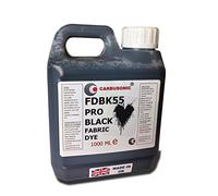 Teinture liquide pour tissu, noir, vêtements, denim, sacs à main, pulvérisation, trempage, batik, 1 litre