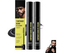 Teinture Longue Durée Pour Barbe Et Sourcils Pour Hommes, L'outil De Soin Polyvalent Par Excellence, Pour Un Effet Instantanément Plus Fourni. Obtenez Facilement (2pcs)
