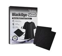 Teinture Noire Pour Vêtements - Lavage De Restauration De Couleur De Vêtement, Feuilles De Teinture Textile, Entretien Des Tissus, Machine À Laver, Vêtements Foncés, Réparateur De Vêtement En Coton,