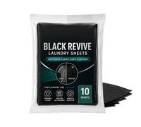 Teinture noire vêtements décolorés 10 Feuilles De Lessive Noircissantes