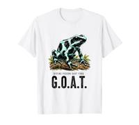 Teinture Poison Fléchette Grenouille Chèvre Illustration Amphibien Vibrant T-Shirt
