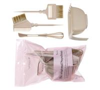 Teinture pour cheveux avec pinceaux ABS et prise en main ergonomique pour coloration lisse