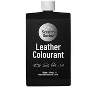 Teinture pour cuir The Scratch Doctor Restaurer et réparer Teinture pour cuir Faux Vinyle pour meubles, canapés, sièges de voiture, chaussures, sacs à main (Noir, 100 ml)