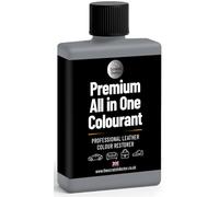 Teinture pour cuir tout-en-un The Scratch Doctor - Teinture auto-scellante pour cuir, peinture de réparation pour meubles, canapés, sièges de voiture (Gris, 100ml)