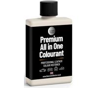 Teinture pour cuir tout-en-un The Scratch Doctor - Teinture auto-scellante pour cuir, peinture de réparation pour meubles, canapés, sièges de voiture (Ivoire, 100 ml)