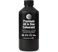 Teinture pour cuir tout-en-un The Scratch Doctor - Teinture auto-scellante pour cuir, peinture réparatrice pour meubles, canapés, sièges de voiture (Noir, 500ml)