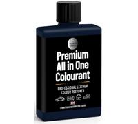 Teinture pour cuir tout-en-un The Scratch Doctor - Teinture auto-scellante pour cuir - Peinture réparatrice pour meubles, canapés, sièges de voiture (Bleu foncé, 100ml)