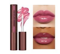 Teinture pour Lèvres Colorée, Gloss Effet Volume, Rouge à Lèvres Hydratant et Volumateur Nourrissant pour les Femmes, Maquillage, Beauté et Rencontres, pour un Look Naturel