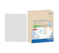 Teinture Pour Tissu Blanc - 10 Feuilles Blanchisseur De Lessive Machine À Laver Traitement De Restauration De Couleur Laine De Coton Naturel Lin Bois Solution Textile | Soin Éclaircissant Fade