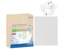 Teinture Pour Tissu Blanc, Blanchisseur De Coton À Pigments Naturels | Feuilles 14x11cm, Paquet De 10, 150g, Cette Feuille De Lessive Pour Machine À Laver Restaure La Laine Et Le Lin Noircis Pour Des
