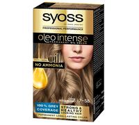 Teinture - Syoss - Olio Intense 7.58 - Sans Ammoniaque - Crème - Pour Tous Types De Cheveux