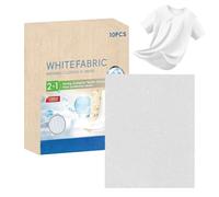 Teinture textile blanche pour vêtements - 10 feuilles de colorant pour rafraîchir naturellement les couleurs - Coussin colorant pour vêtements en coton, laine, lin - Pour la teinture du bois, du lin