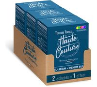 Teinture Textile Bleu Jean - 350g - Pour Vêtements et Tissus HAUTE COUTURE by Lightning (350g (Lot de 3), BLEU JEAN)