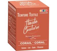 Teinture Textile Corail - 350g Tout-en-un - Prêt à l'emploi pour Vêtements et Tissus HAUTE COUTURE