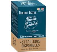 Teinture Textile - Haute Couture - 33 Couleurs - Tout-en-un - 350g - Vêtements et Tissus - Bleu Marine