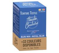 Teinture Textile - Haute Couture - Tout-en-un - 33 Couleurs - 350g - Vêtements et Tissus - Bleu Roi