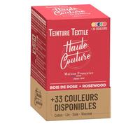 Teinture Textile - Haute Couture - Tout-en-un - 33 Couleurs - 350g - Vêtements et Tissus - Bois de Rose