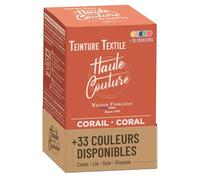 Teinture Textile - Haute Couture - Tout-en-un - 33 Couleurs - 350g - Vêtements et Tissus - Corail