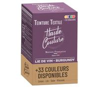 Teinture Textile - Haute Couture - Tout-en-un - 33 Couleurs - 350g - Vêtements et Tissus - Lie de Vin