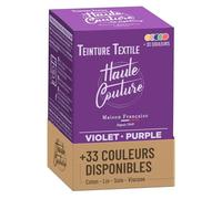 Teinture Textile - Haute Couture - Tout-en-un - 33 Couleurs - 350g - Vêtements et Tissus - Violet