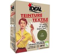 Ideal Teinture textile pour machine Kaki 350 g Fixateur + Sel