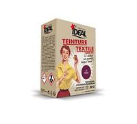 Ideal Teinture textile pour machine Prune 350 g Fixateur + Sel