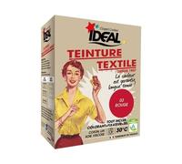 Ideal Teinture textile pour machine Rouge 350 g Fixateur + Sel