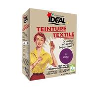 Ideal Teinture textile pour machine Violet 350 g Fixateur + Sel
