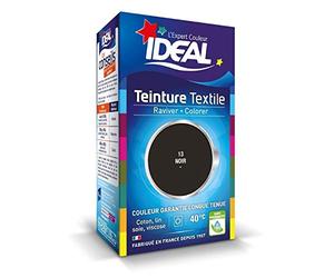 TEINTURE TISSUS GRAND TEINT MINI NOIR 90G, IDEAL, LOT DE 4