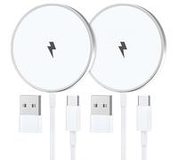 Teione Chargeur Induction iPhone 2M 2Pack, 15W Chargeur Mag-Safe pour IPhone 17/16/16 Pro/15 Pro Max/15 Plus/15/14/14 Plus/13/Mini, AirPods, iPhone sans Fil IPhone Charge Rapide Chargeur a Induction