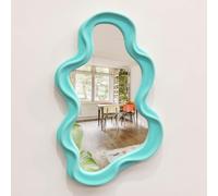 TEIPAI Miroir Mural pour la Maison, Le Bureau, la Maison, Le Bureau, la décoration Murale irrégulière pour Appartement, Chambre à Coucher, buanderie, décoration Murale à Suspendre au-Dessus du Bureau